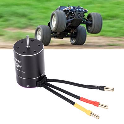 Бесколлекторный RC-двигатель 6400KV для SCX10 Hpi RC-двигателя, Фиолетово-черный со скоростью 46080 об/мин