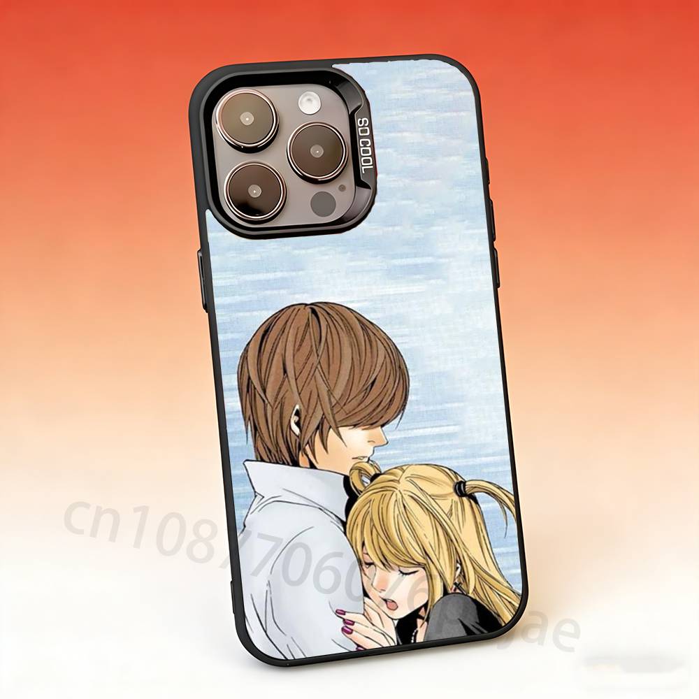 D-Death N-Note Misa L Yagami Phone Case For iPhone 17,16,15,14,13,12,11,Pro,Max,Plus,Mini, Matte Shockproof Case