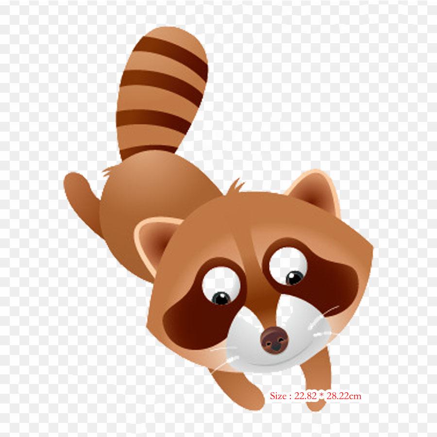 Beaver Otter Iron On Heat Transfer Printing Vinyl Patches Sticker for Clothes DIY Appliques Washable Patches