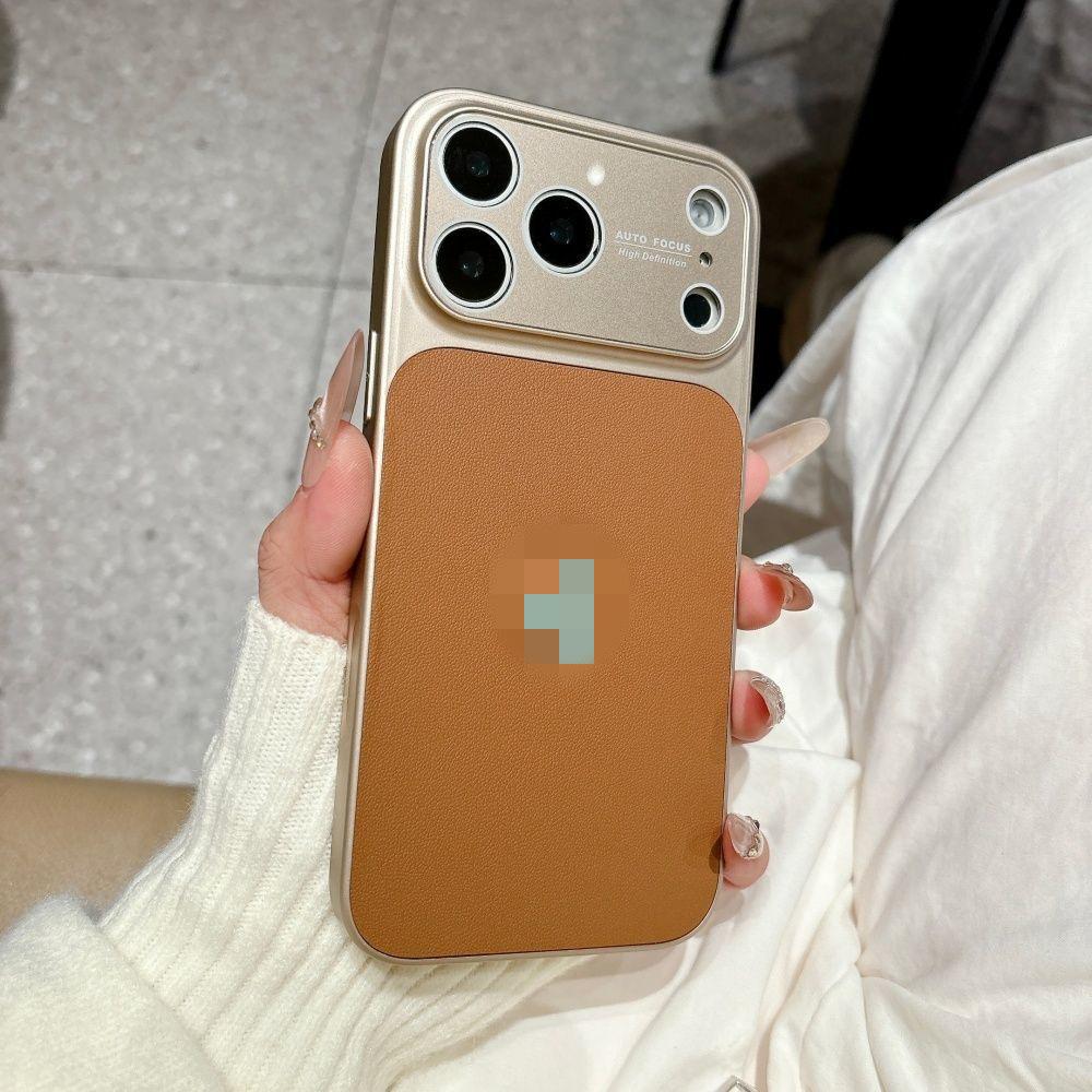 Стильный кожаный чехол с полным покрытием для iPhone 17 Pro Max