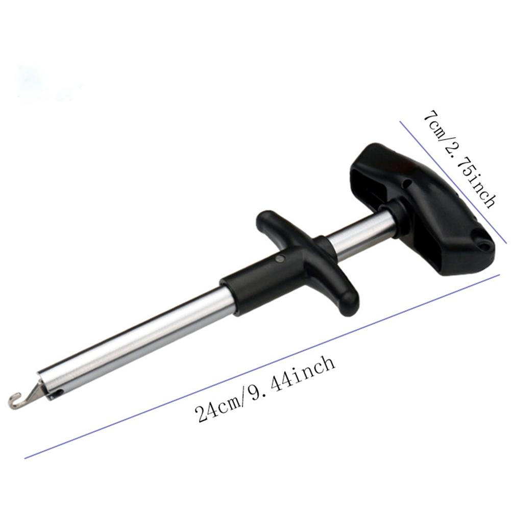 Fish Hook Remover Tool, 9.44inch Fishing Pliers Hook Remover T Shape Aluminum Alloy Fishing Hook Remover Dehooker For Fish Under 15 Pounds