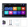 2 Din Car Radio BT Autoradio 7" Touch Screen Mirror Link Multimedia Video Player For Toyota KIA Ford VW Skoda 7018B