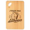 Plateau Apéro En Bambou - PLANETEE - J'peux Pas Minimaliste - 30×20 Cm - Gravée Laser - Bambou Massif