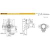 1PC RVQ28YS 50F RVQ28YS50F S502 5K Step Car Scooter Potentiometer Switch Self Reset Electrical Angle 45 50MM Shaft