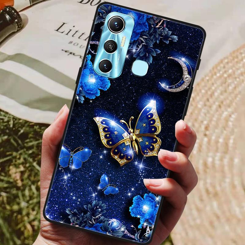Для Infinix Hot 11 Чехол Мультяшная Задняя Крышка Силиконовый Чехол для Телефона Для Infinix Hot11 X662 Футляры Для Infinix Hot 11 Мягкий Чехол