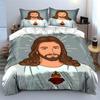 Sacred heart and portrait. Bedding sets Duvet cover sets Duvet covers Pillowcases(1 * Duvet Cover 2 * Pillowcases, without duvet insert)