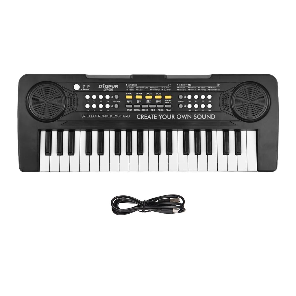 BIGFUN 37 Key Electronic Keyboard Piano 8 Tones 8 Rhythms 11 Demos 4 Instrument Sound Effects