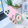 Милый мультяшный поросенок Чехол для телефона для iPhone 17, 16, 15, 14, 13, 12 Pro Max белый Конфетный Матовый Ударопрочный Чехол
