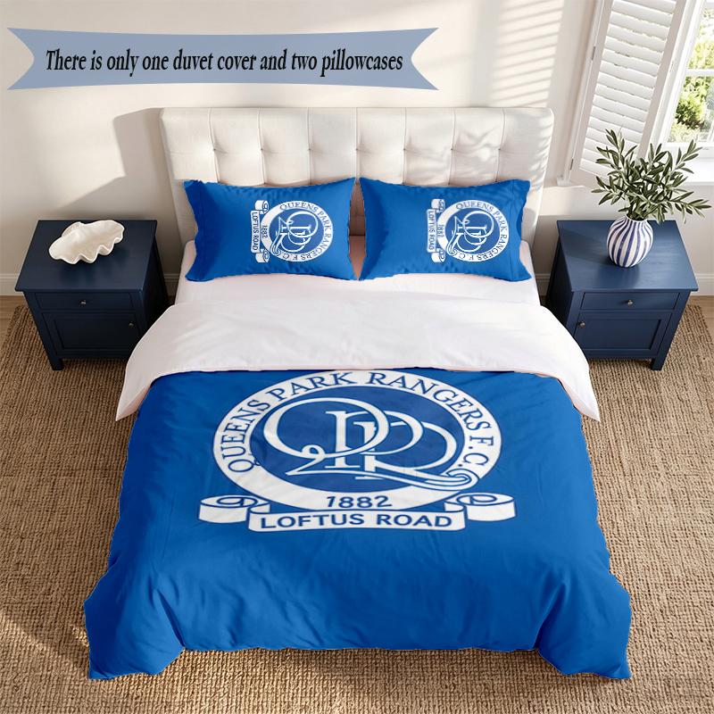 rangers fc 3‑Piece Bedding Set Soft Microfiber Duvet Cover Pillowcases Comfortable Bed Linen for Bedroom Decoration