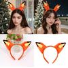 Foxes Costume Headpiece Reusable Fabric Ears Hairband Cartoon Hairpiece For Theater Performances Theme Party Decoration