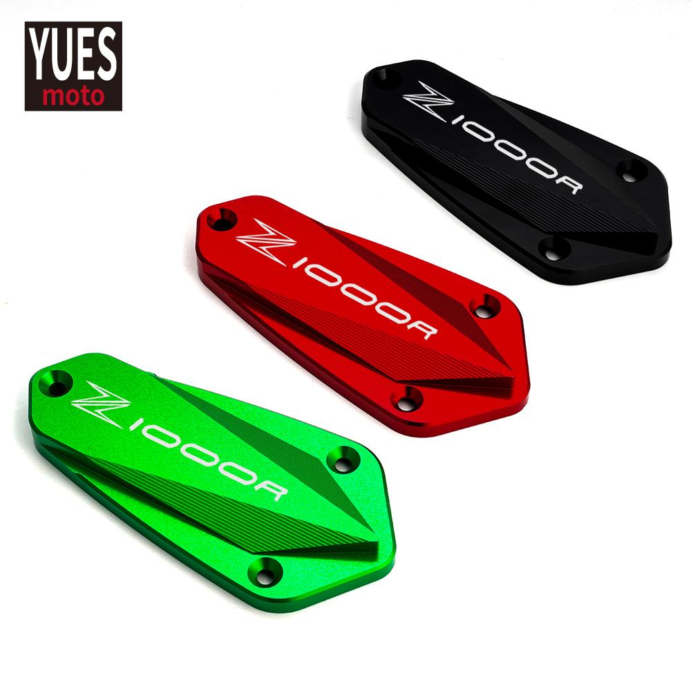 Аксессуары для мотоциклов, алюминиевая передняя и задняя крышка главного бачка тормозной жидкости для KAWASAKI Z1000R Z1000