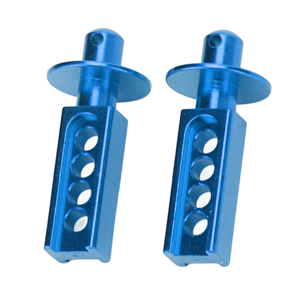 2Pcs Body Post Aluminium RC Upgrade Parts Accessories for Traxxas Mini E Revo Slash 1 16 Blue