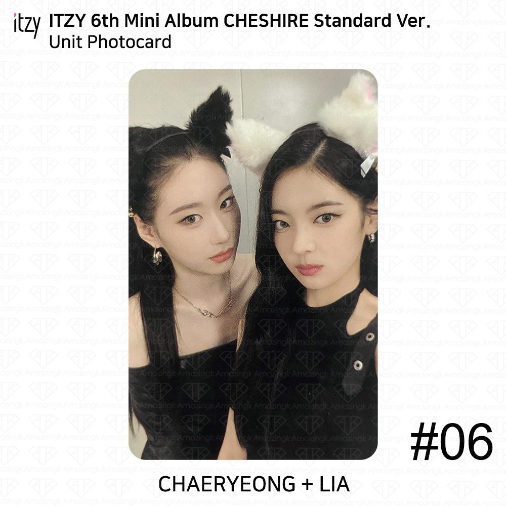 ITZY 6th Mini Album Cheshire Official Photocard Clear Card Neon 4cut Film KPOP