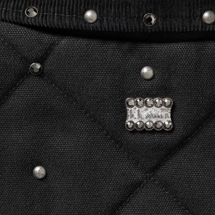 Supreme Бб. Стеганая рабочая куртка Simon Черная