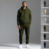 Men's Clothing Autumn and Winter Long Sleeved Hooded Sports Gym Casual Suit Warm Two-piece Set Tracksuit Men