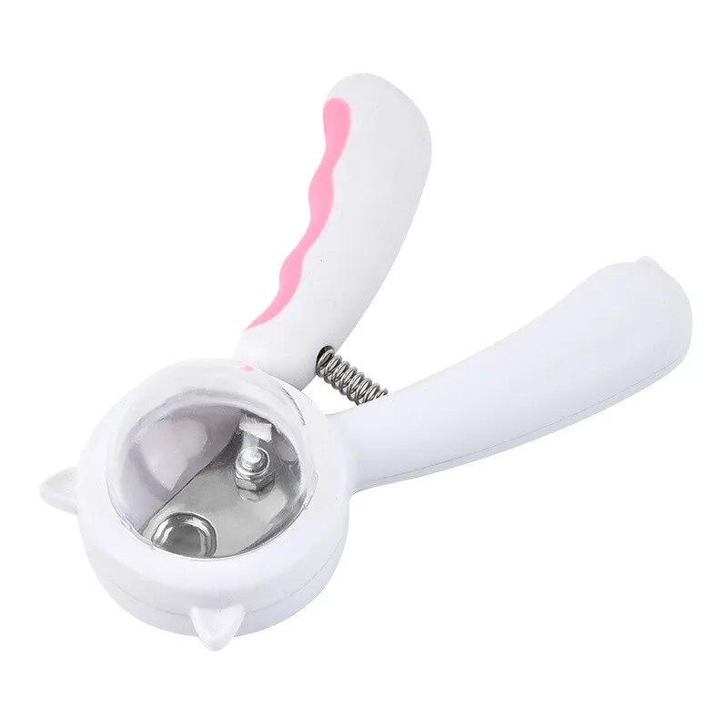 Профессиональная машинка для стрижки ногтей для домашних животных, резак с защитой от брызг, ножницы для стрижки, триммер для животных, когти, принадлежности для собак