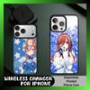 Чехол для телефона QQ M-Miku Накано 5-невест Для iPhone 17, 16, 15, 14, 13 Plus, Pro Max Магнитный Для Magsafe Беспроводная Зарядка