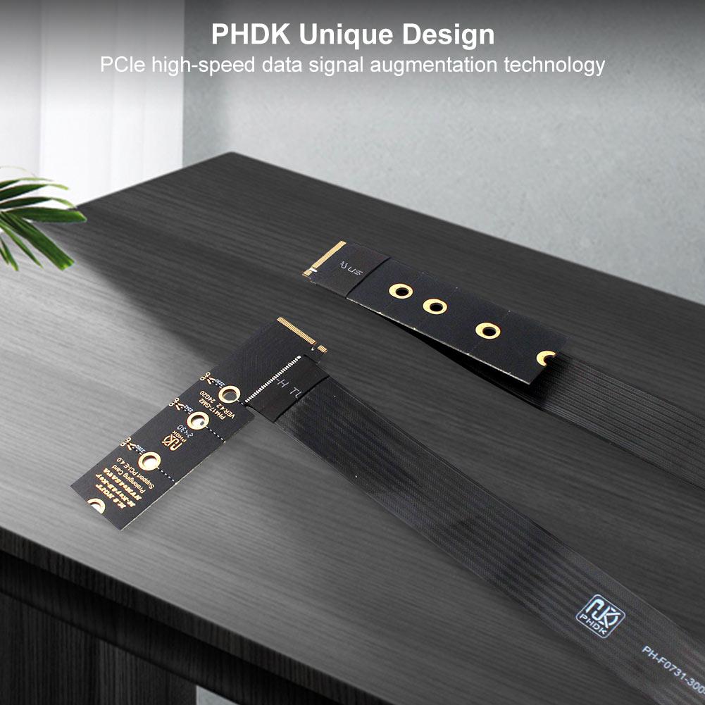 Удлинительный кабель M.2 NVME NGFF M-Key SSD Поддержка PCle4.0 NGFF M-Key PCIe4.0 Карта расширения SSD Удлинительный кабель M.2 NVMe SSD
