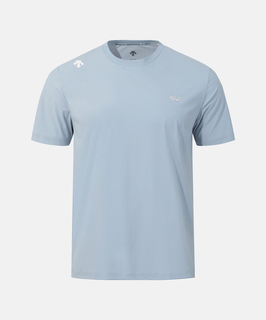 DESCENTE Швейцарская триатлонная футболка с коротким рукавом Sky Blue Sr223Its54 (Тип B)