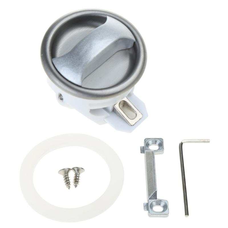 Industrial Grade Round Lock Cabinet Door Catch Keyless Cupboard Lock Easy Installation for Motorhome Camper Caravan