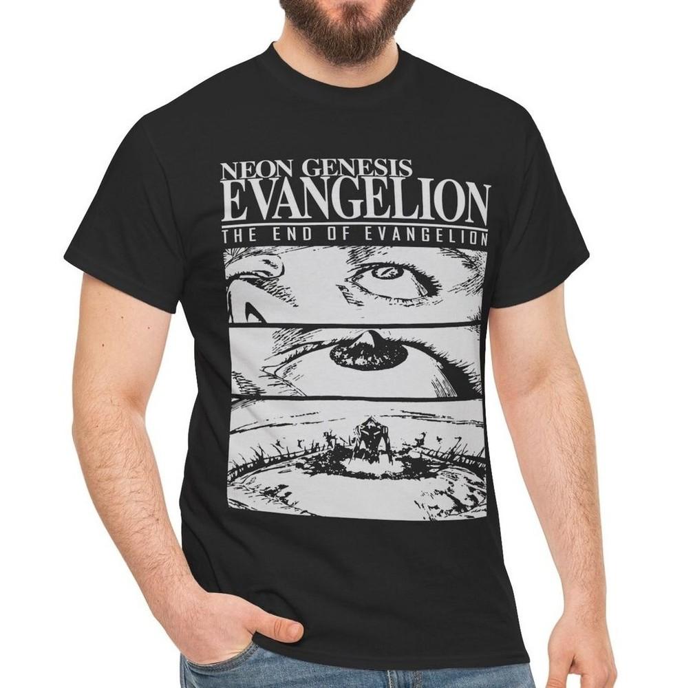 Футболка End of Evangelion Футболка Neon Genesis Evangelion Темная Аниме Унисекс S-5XL Унисекс Футболка