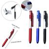 Multifunction Ballpoint Pen LED Light Foldable Phone Stand Night Reading Pencil Office School Students Carving Logo stylus Pen