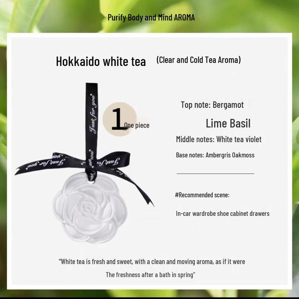 Камелия Гипсовый Аромадиффузор: Подвесное украшение для шкафа и ароматизатор для автомобиля