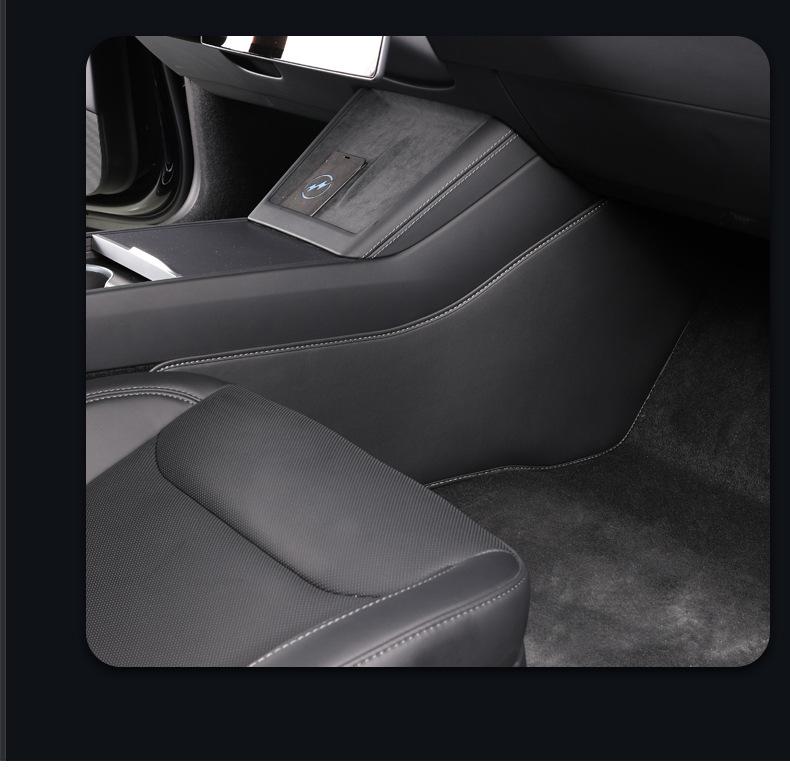 Защитная накладка на центральную консоль Tesla Model Y/Version 3 из ПУ кожи