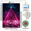 Полная 5D Алмазная картина «Сделай сам» Киберпанк Геометрическая эстетика 5D Алмазная картина