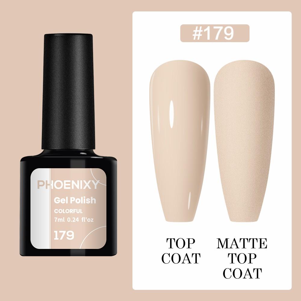 PHOENIXY 7 мл Гель-лак для ногтей Полуперманентный гель 80 цветов Блестящий гель Soak Off Блеск Стартовый набор Маникюрный набор для маникюрного салона