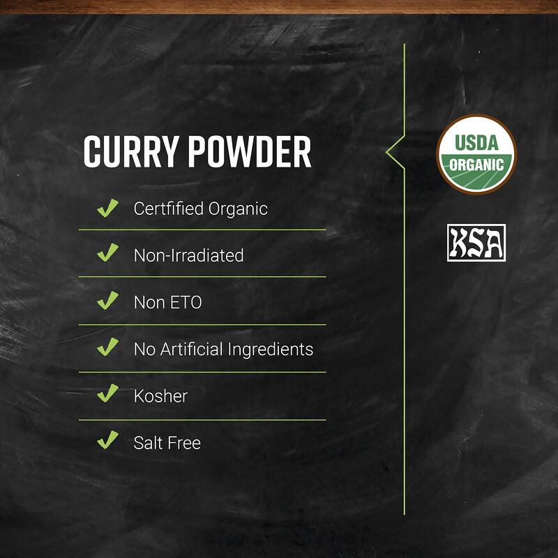 Organic Curry Powder, 16 oz (453 g)