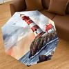 1PC Lighthouse Sea Umbrella-8-Rib Reinforced, Automatic Open, Lightweight & Durable, Cute Fashion Accessory for Outdoor-P60