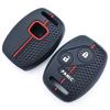 Чехол-брелок для автомобильного ключа для Honda Civic 4D Jazz Gr8 Cr-V Srv Frv Fit Csx Chord 7 Accord Эмблема Дополнительный винт Силиконовая защита