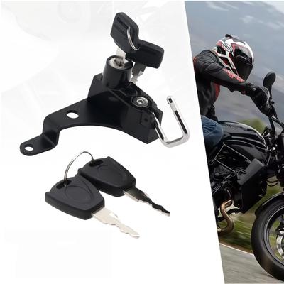 Eiksouvi SV650/SV650ABS 2016 Держатель для мотоциклетного шлема, Кастомные детали, Мотоцикл, Замок для шлема, Сплав, Противоугонный