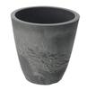 Richell Горшок для растений Botany Plain Pot 15 Тип Диаметр x Высота см 000645 Темно-серый Упаковка из 5 15.3 15.1