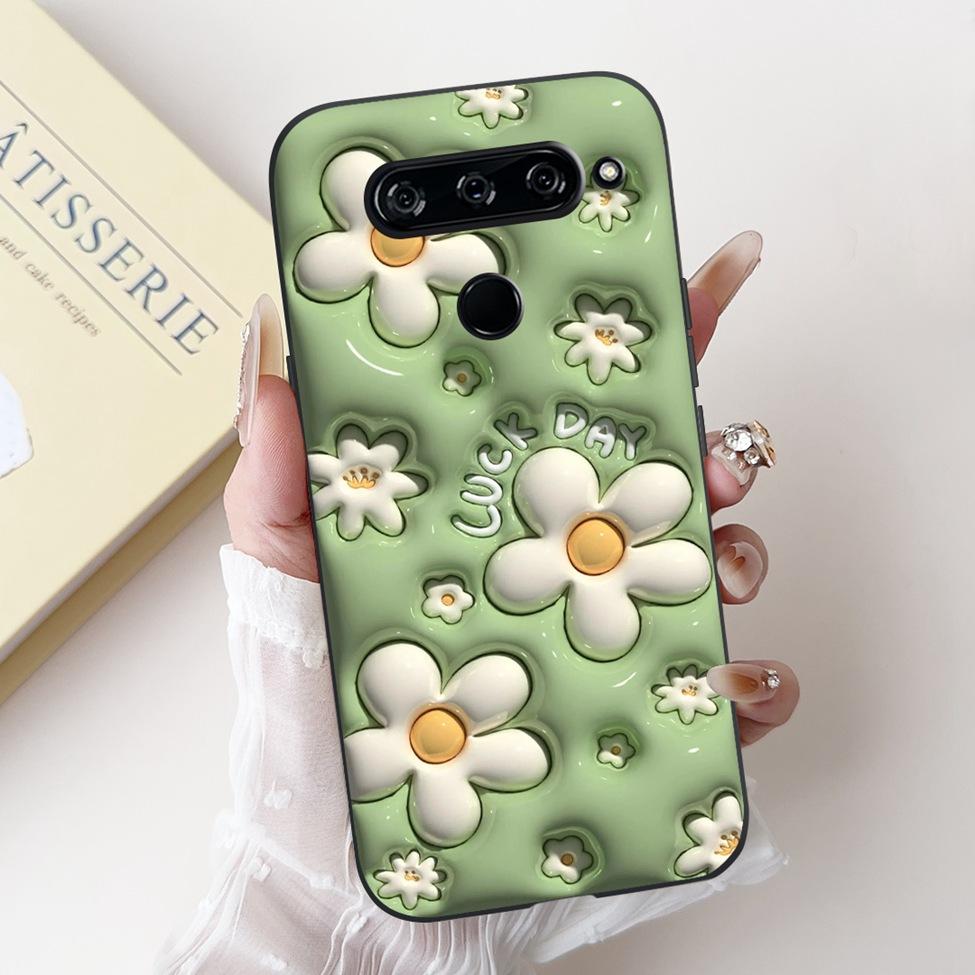 Чехол для LG V40 V50 ThinQ V50S ThinQ, милый мультяшный кот, роскошный, крутой, ударопрочный, силиконовая задняя крышка для LG V50S ThinQ 5G