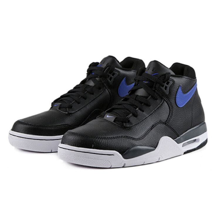 Nike Кроссовки Flight Legacy Черные Гиперсиние Мужские Темно-Дымчато-Серые Белые BQ4212-003