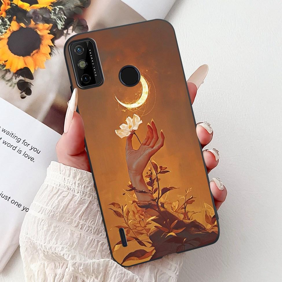 For Tecno Spark 6 Go KE5j KE5k Case For Tecno Spark Go 2020 KE5S Cover Silicone Cute Fashion Flowers Funny Painted Back Cover