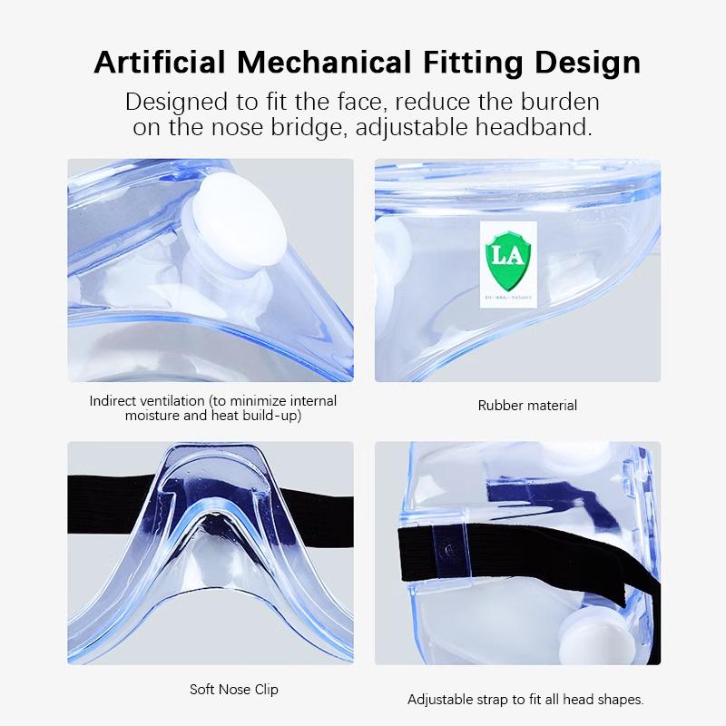 Очки Защитные очки Ударопрочный ПК Химическая защита Защита от брызг Индивидуальная защита Защита от ударов Охрана труда Очки