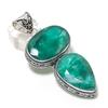 Подвеска из натурального изумруда из стерлингового серебра 925 пробы 2,92 дюйма n9k03