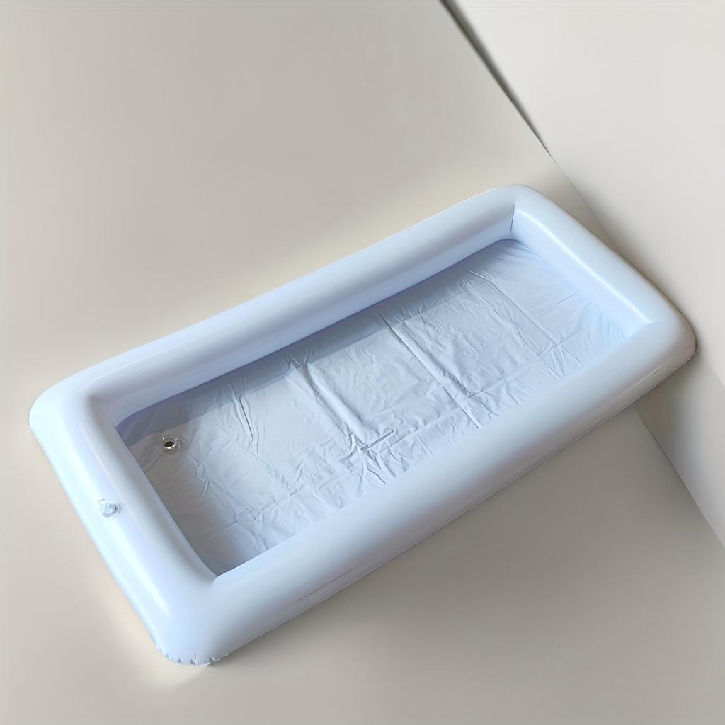 1шт надувной ледяной буфет-бар для барбекю и пикников, праздничные принадлежности, надувной контейнер для еды и напитков для бассейна