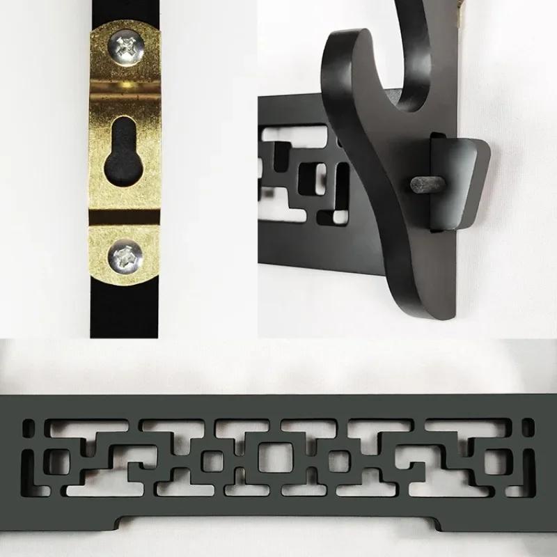 Настенная подставка для катаны, деревянная подставка для сабли, полка-дисплей, держатель для меча, настенная стойка для японской катаны, органайзер, украшение для дома