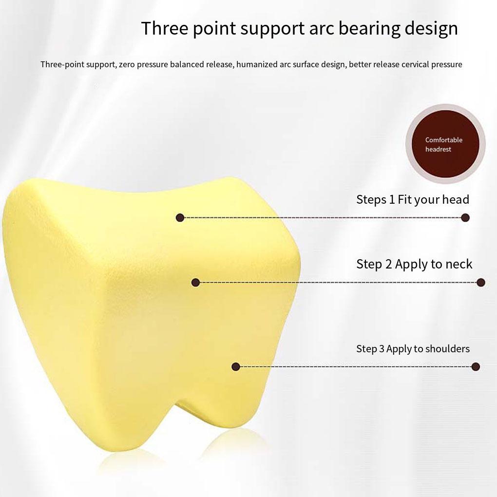 Подушка для шеи в автомобиле с эффектом памяти для улучшенного комфорта и поддержки, расслабляющая поддержка, подушки для шеи в автомобиле