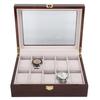 Органайзер для часов Dislpay Delicate Wood 10 Grids Роскошный футляр для хранения ювелирных изделий