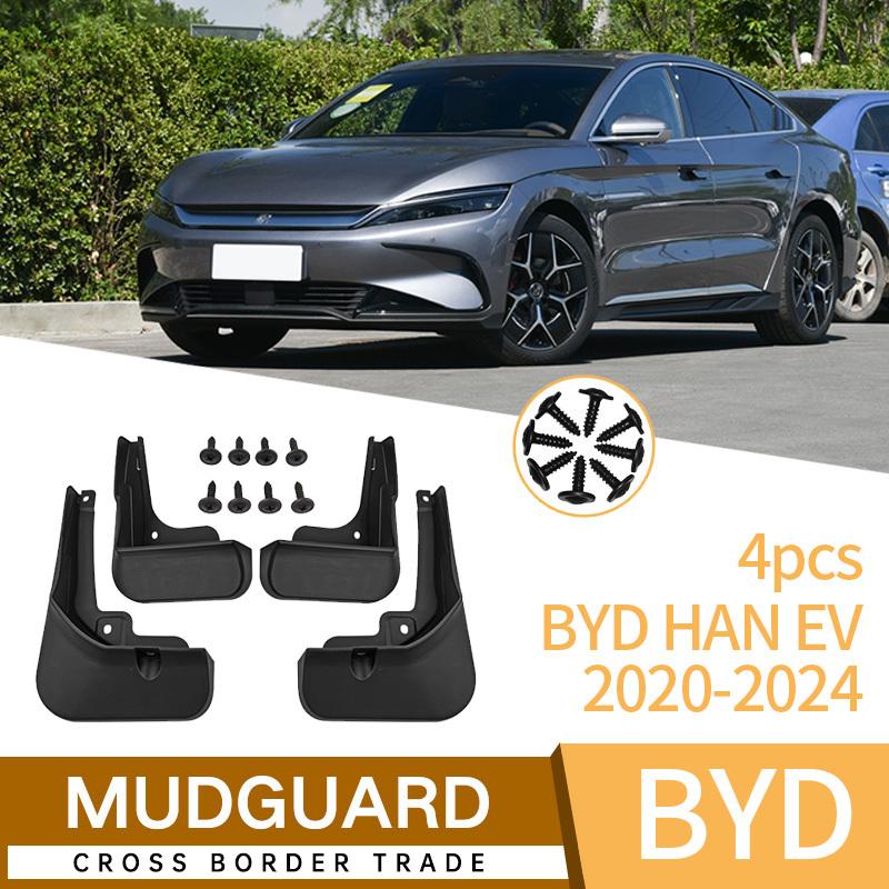 MudFlaps For BYD HAN EV 2024 Mudguards Mud Flaps Splash Guards Front Rear Wheels Fender Car Accessories