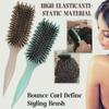 1pc Nylon Bristle Curl Defining Styling Brush for Dry Hair, Anti-frizz Detangling Hairbrush for Men and Women, Enhances Curl Definition and Separation