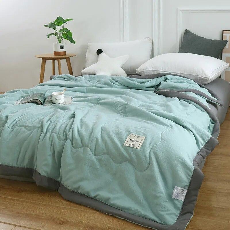 Летнее одеяло, тонкие одеяла, домашнее мягкое, приятное для кожи, для детей и взрослых, кондиционер, одеяло, детское одеяло, двуспальная кровать, одеяло королевского размера