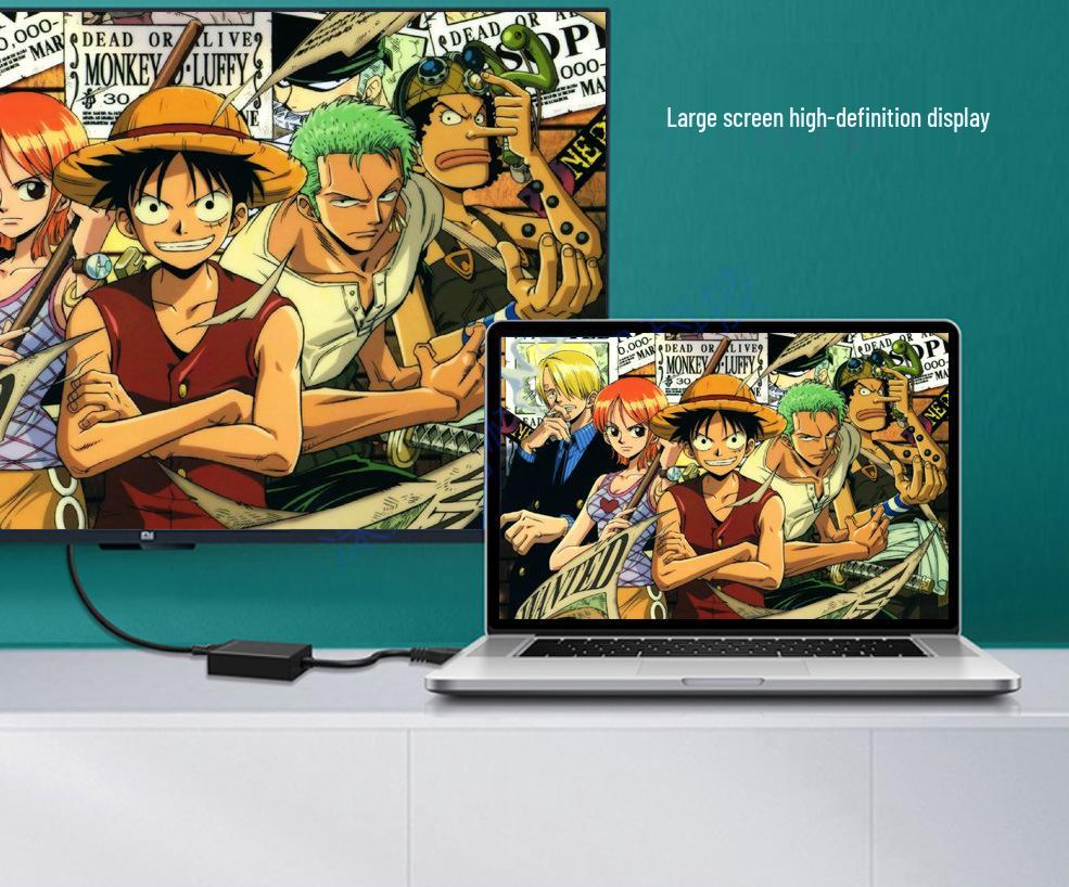 Адаптер USB 3.0 к HDMI: Не требующий драйверов, Серебристый/Черный, Конвертация HD-видео для ноутбуков