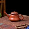Чайник из красной глины в китайском ретро-стиле, ручной работы, устройство для заваривания чая, чайник для Гунфу, чайник для одного человека, чайник-рыбак, чайник с длинным носиком