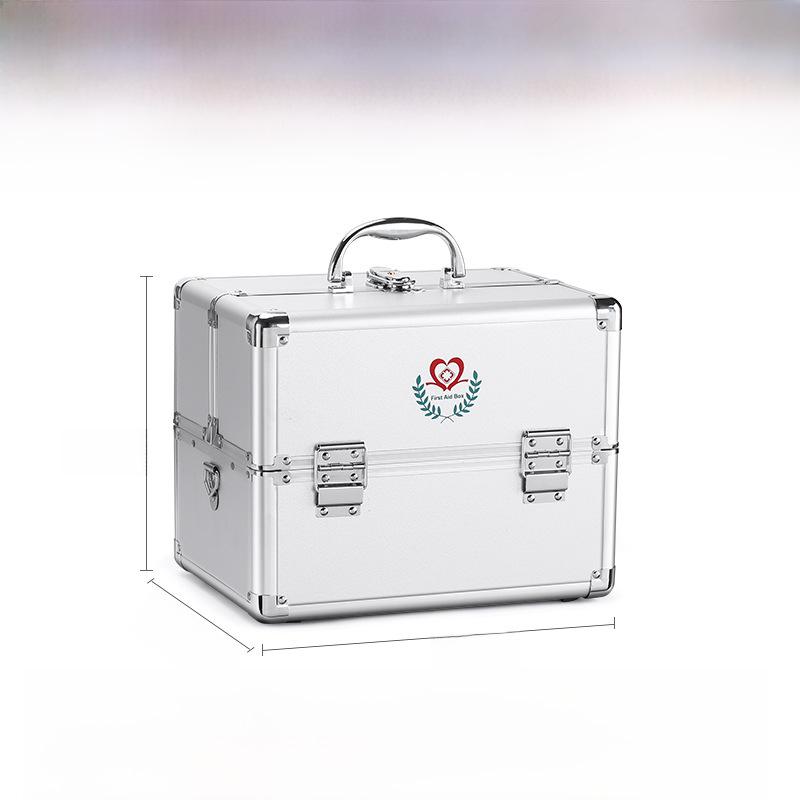 Большая многослойная аптечка с двойным открыванием — большая вместимость для семейного использования